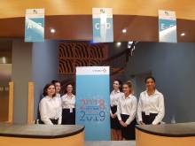 hôtesses d'accueil au Centre des Congrès d'Aix en Provence